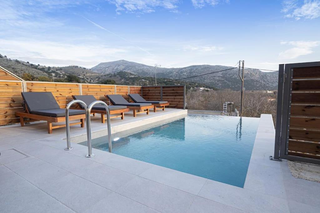 Lasithi Luxury Villa Mesa Lasithi Ngoại thất bức ảnh